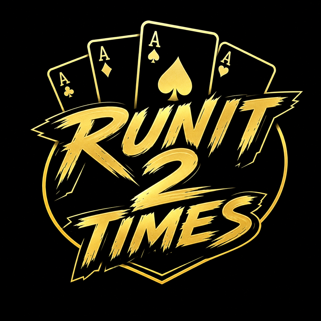 Run It 2 Times Poker Club logo
