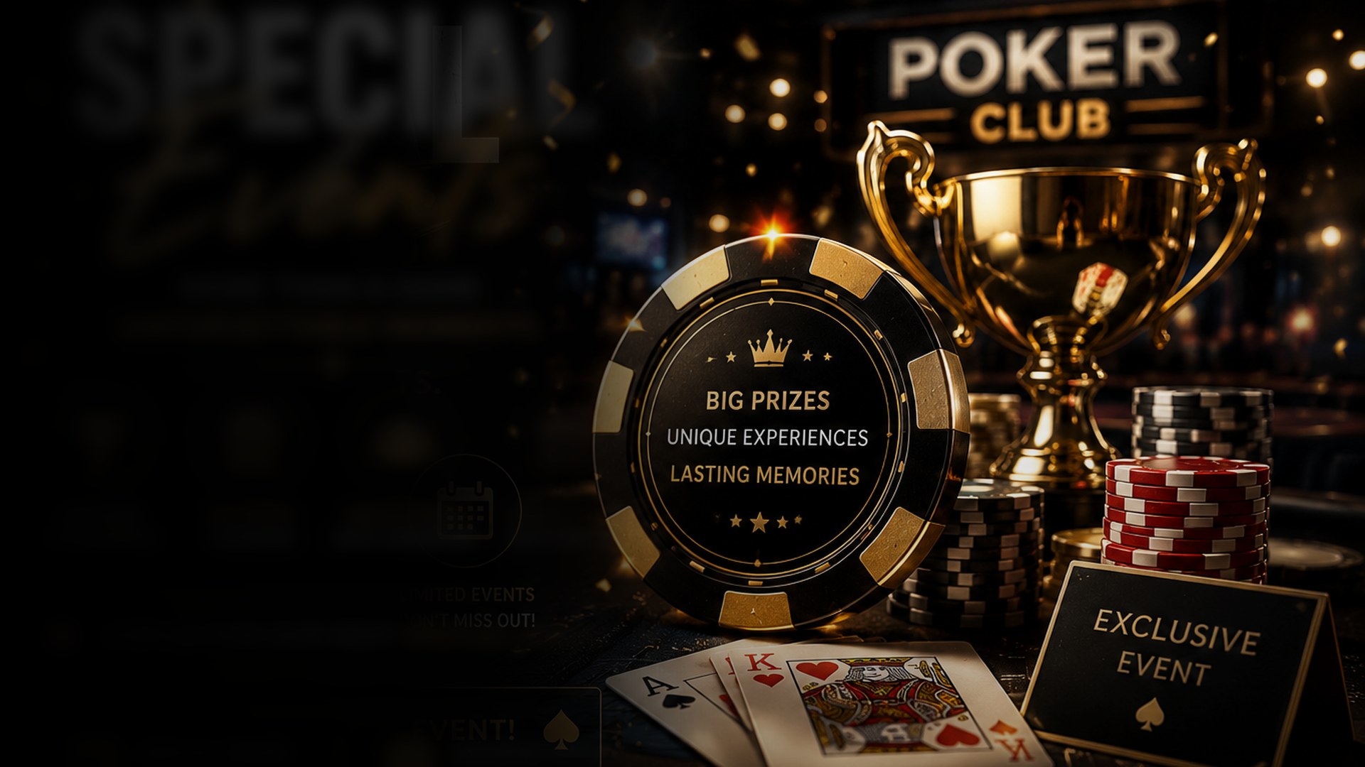 Poker club special events